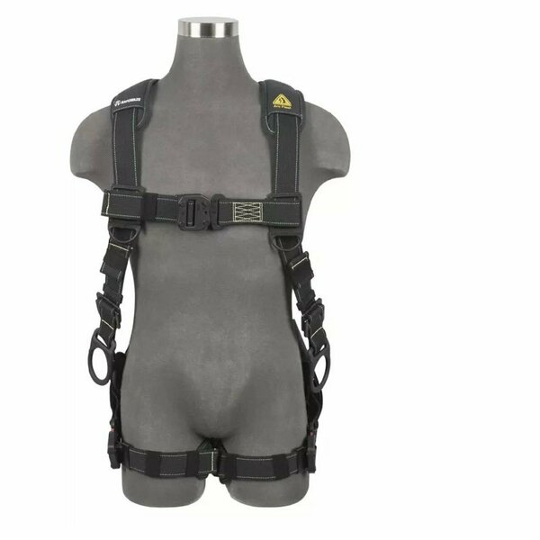 Safewaze Arc Flash Full Body Harness: DE 3D, DE QC Chest/Legs PRO59